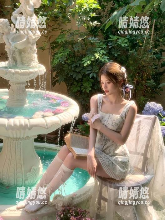 克拉女神 - 走进江琴的透明世界：绝美写真合集，宛如晨曦中的露珠！