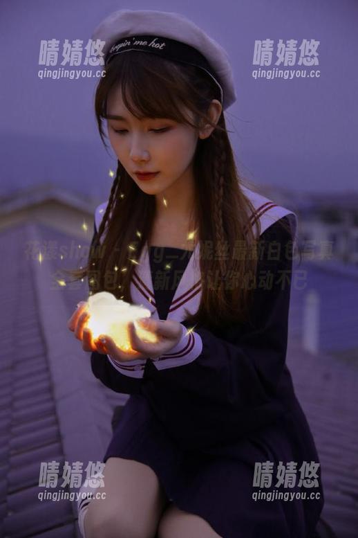 花漾show - Egg_尤妮丝最新白色写真全套图包，清新风格让你心动不已