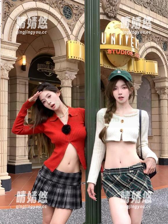 微密圈 - 金希儿的户外写真合集：分享你从未见过的搞怪背后
